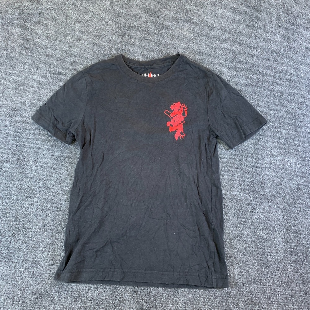 Jordan T Shirt Boys Medium 10-12 Black Zion Williamson Graphic Print Relaxed Fit